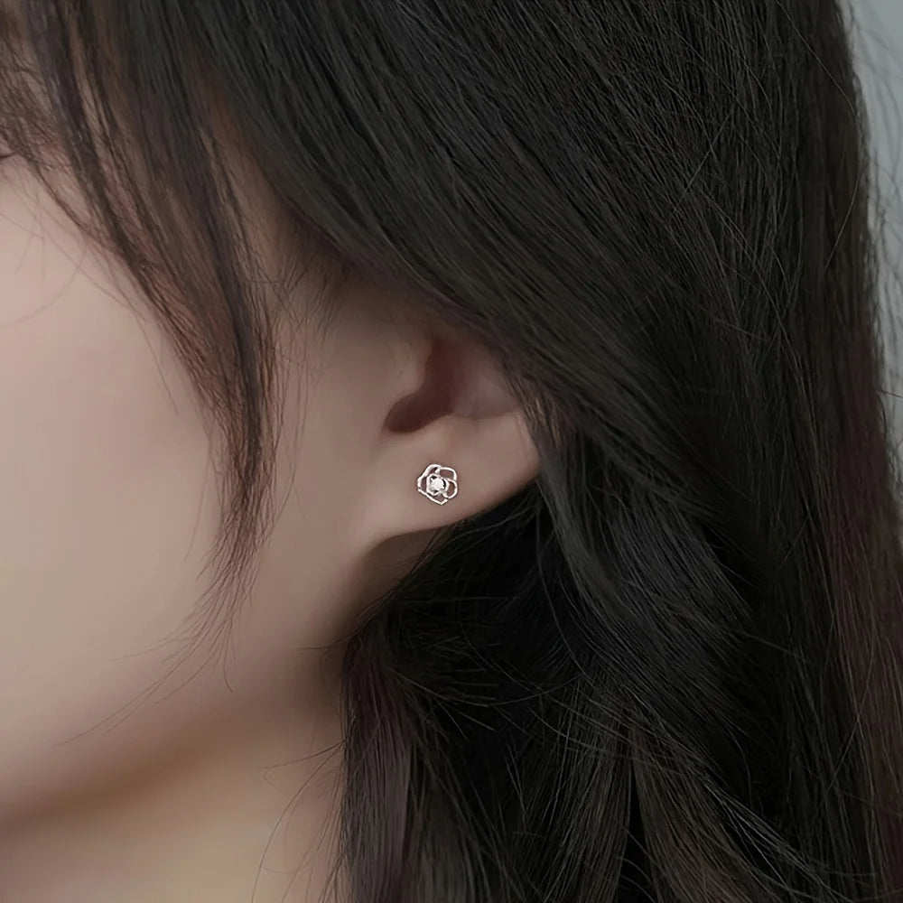 36Pairs/Lot Fashion Colorful Rhinestone Stud Earring