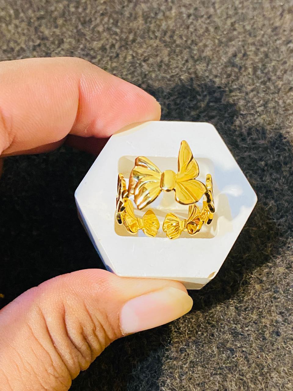 Highest Quality Stainless Steel Rings ( Pack Of 5 )