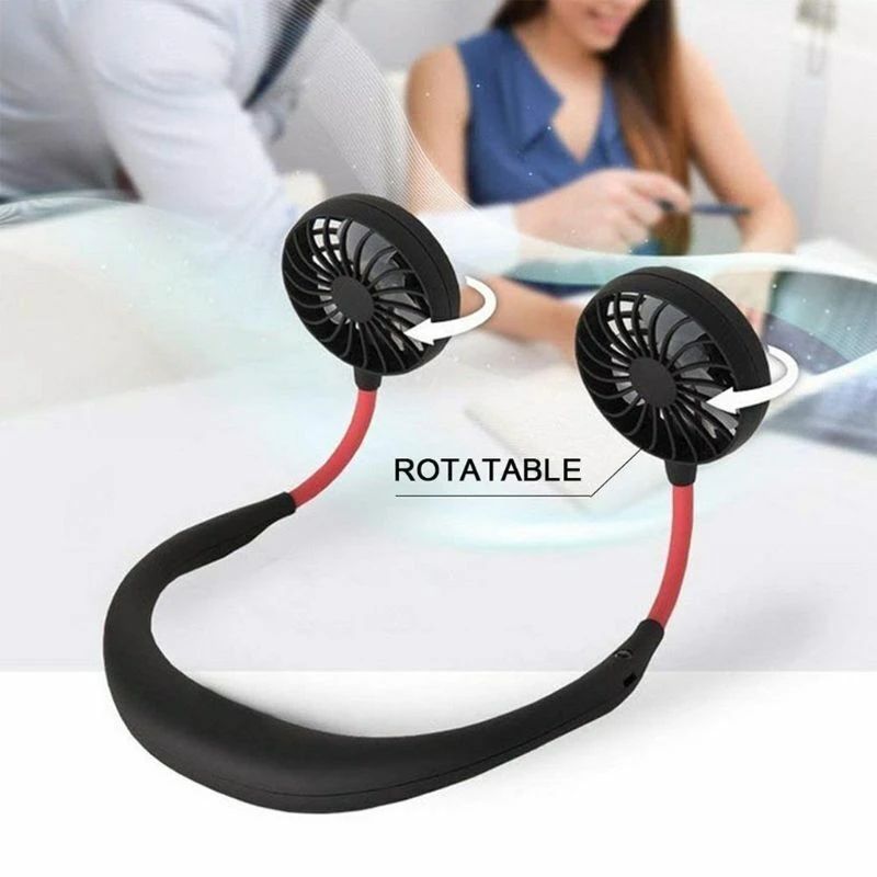 Neck Fan Adjustment Fan Hands-free Hanging Rechargeable