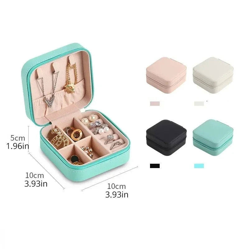 Mini jewelry storage box portable
