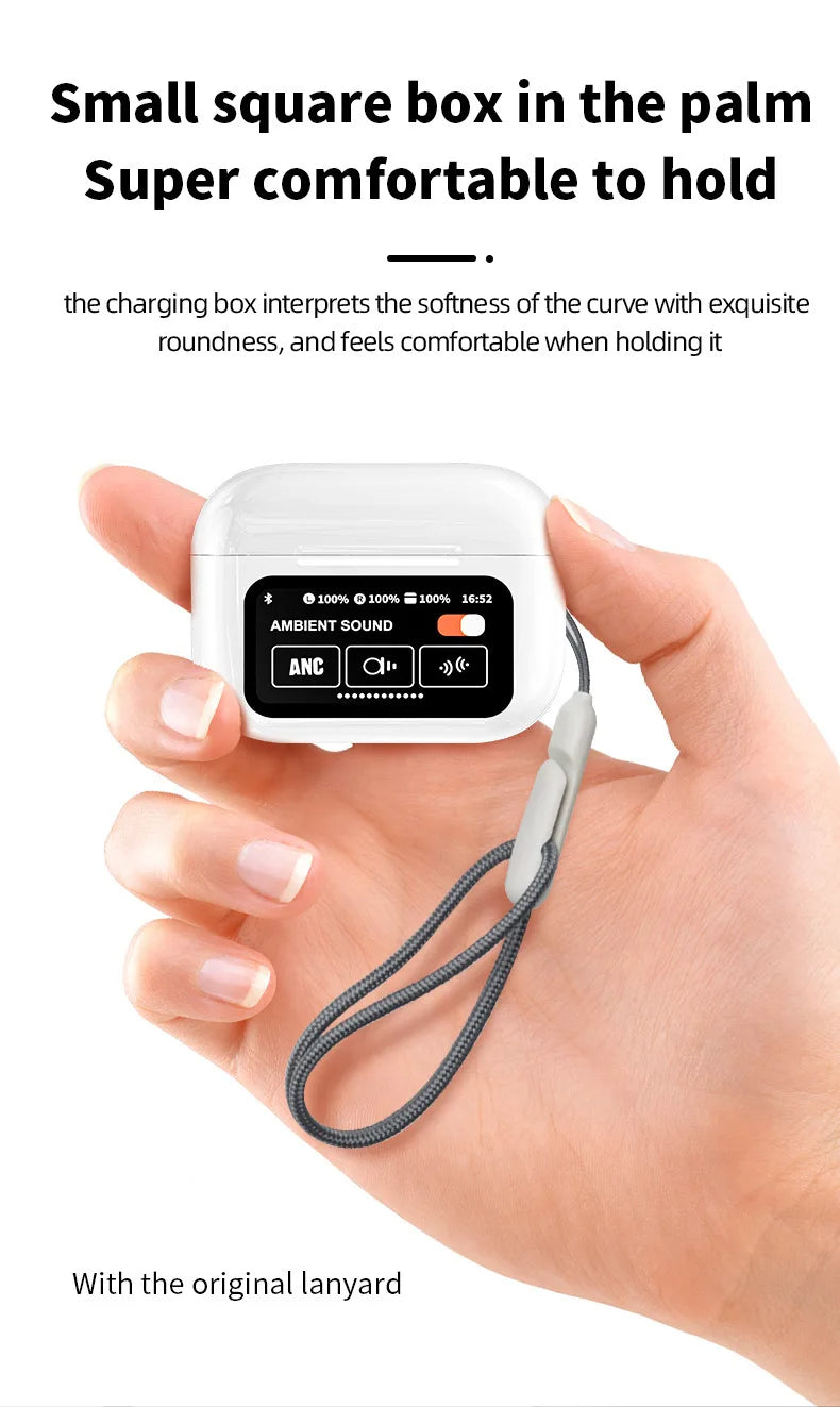 A9 Pro 2 Earbuds with LCD Tablet