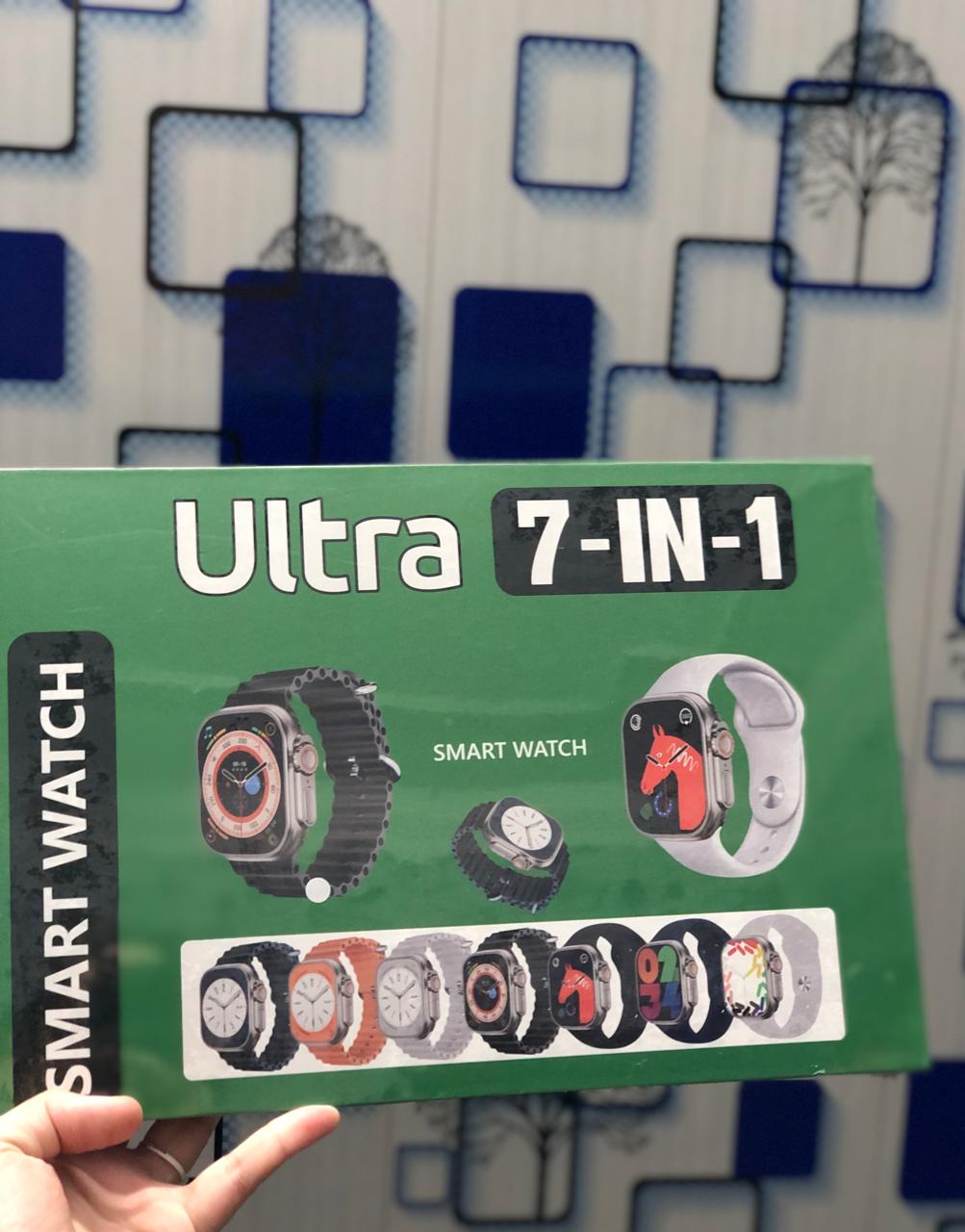 Ultra   Smart Watch 7 in 1 Straps