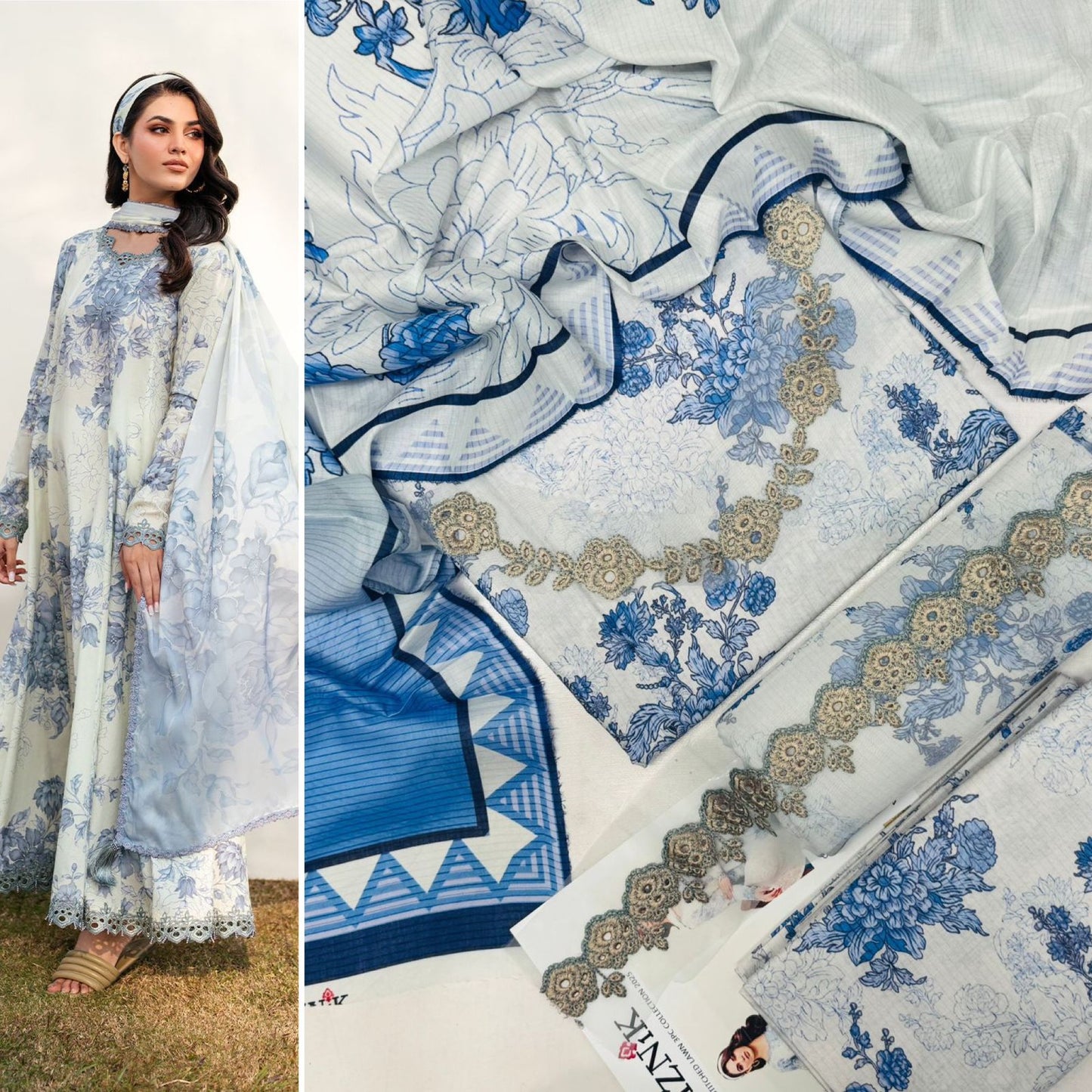 Zari Effect LAWN Best Quality BEST WORLD CLASS QUALITY STUFF