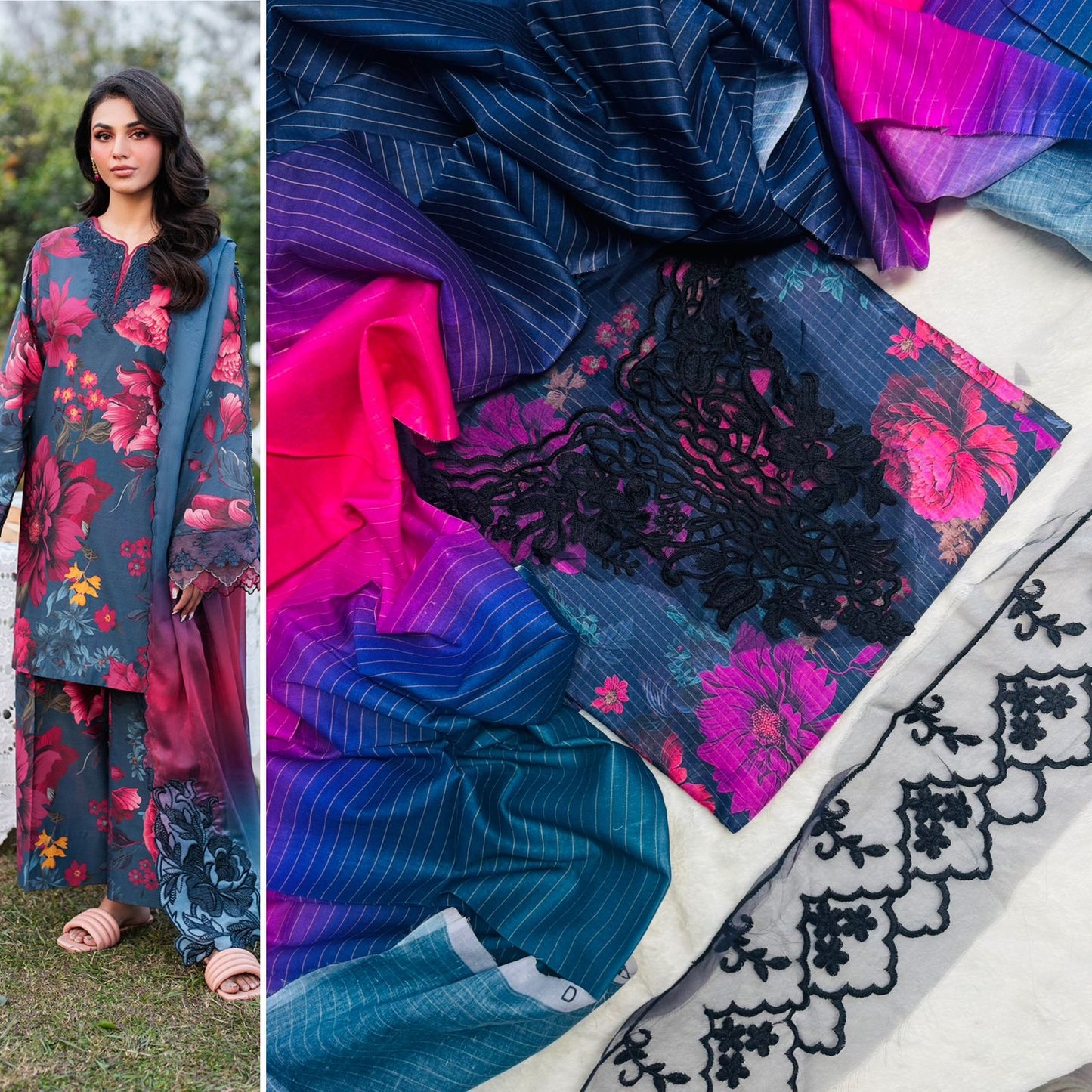 Zari Effect LAWN Best Quality BEST WORLD CLASS QUALITY STUFF